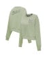 ფოტო #1 პროდუქტის Women's Green Detroit Tigers Neutral Oversized Boxy Cropped Pullover Sweatshirt