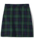 Big Girls School Uniform Slim Plaid A-line Skirt Below the Knee