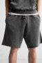 FADED JOGGER BERMUDA SHORTS