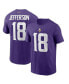 Men's Justin Jefferson Purple Minnesota Vikings Name and Number T-shirt