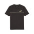 Фото #1 товара Puma Essentials Minimal Gold Logo Crew Neck Short Sleeve T-Shirt Mens Black Casu