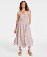 Фото #1 товара Women's Soft Corset Midi Dress, Created for Macy's