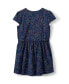 ფოტო #2 პროდუქტის Big Girls Plus Short Sleeve Gathered Waist Tunic Top