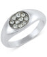 ფოტო #1 პროდუქტის Crystal Pavé Signet Ring, Created for Macy's