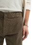 Фото #7 товара Hollister slim fit corduroy pull on trousers in brown