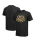 ფოტო #1 პროდუქტის Men's Threads Black Kansas City Chiefs Super Bowl LVII Champions Luxe Foil Tri-Blend T-shirt