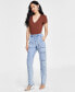 ფოტო #1 პროდუქტის Women's Straight Cargo Jeans, Created for Macy's