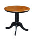 30" Round Top Pedestal Table- 28.9"H