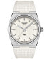 Фото #1 товара Часы Tissot PRX White Rubber Automatic