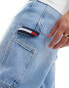 Tommy Jeans skater carpenter jeans in light wash Голубой, W32 L32 - фото #3