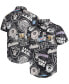 Фото #1 товара Men's Black Las Vegas Raiders Thematic Button-Up Shirt