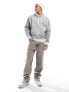 Фото #8 товара ASOS DESIGN oversized hoodie in grey marl with contrast hood