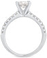 Фото #5 товара Diamond Princess-Cut Bridal Set (1-1/2 ct. t.w.) in 14k White Gold