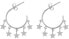 Серебряные круглые серьги с подвесками SVLE0815XH20000
