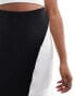 & Other Stories bias cut midi skirt in mono colour block MONO SCHWARZWEISS, 34 - фото #6