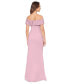 Фото #2 товара Women's Beaded Off-The-Shoulder Gown