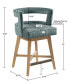 Glenwood 25" Fabric Swivel Counter Stool