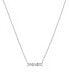 Sparkling Zirconia Necklace VAAJDN21166S-WT