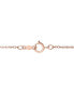 Multi-Gemstone (2-1/8 ct. t.w.) & Diamond (1/20 ct. t.w.) Bezel 18" Pendant Necklace in 14k Rose Gold