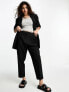 Фото #3 товара ASOS DESIGN Petite smart tapered trouser in black