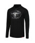 Men's and Women's Black Dallas Mavericks Rowan Tri-Blend Long Sleeve Hoodie T-shirt