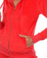 Фото #4 товара Women's Velour Tracksuit Loungewear 2pc Set