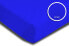 Spannbettlaken Jersey blau 200 x 200 cm