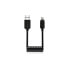 SBS Data cable and Micro USB spiral cable - 0.5 m - Micro-USB B - USB A - USB 2.0 - Black