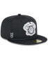 Фото #2 товара Men's Black Atlanta Braves 2024 Clubhouse 59FIFTY Fitted Hat