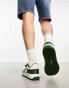 Tommy Jeans premium basket trainers in green