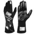 Men's Driving Gloves OMP SPORT Black/White XL