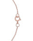 ფოტო #2 პროდუქტის Pink Cultured Freshwater Pearl (8mm) & Diamond (1/4 ct. t.w.) 18" Pendant Necklace in 14k Rose Gold