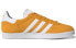 Фото #3 товара adidas originals Gazelle 正宗t型鞋头 经典三条纹 轻便 低帮 板鞋 男女同款 姜黄 / Кроссовки Adidas originals Gazelle t FX5497