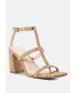 ფოტო #1 პროდუქტის MIRABELLA Womens Open Square Toe Block Heel Sandals