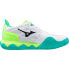 MIZUNO Wave Enforce Tour CC clay shoes White / Black / MIZUNO Neo Lime, 40 - фото #2