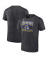 ფოტო #2 პროდუქტის Men's Heathered Charcoal Los Angeles Rams Super Bowl LVI Champions Hometown Game Plan T-shirt