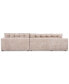 Pherie 131" 2-Pc. Fabric Sectional with Cuddler, Created for Macy's