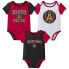 Фото #1 товара MLS Atlanta United FC Infant 3pk Bodysuit - 3-6M