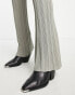 NA-KD x Moa Mattson relaxed trousers in rib knit co-ord