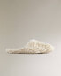 Фото #1 товара Faux shearling mule slippers