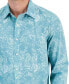 ფოტო #3 პროდუქტის Men's Woven Paisley Shirt, Created for Macy's