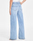 Women's Tied Wide-Leg Jeans, Created for Macy's