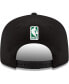 Фото #2 товара Men's Black Boston Celtics Official Team Color 9FIFTY Snapback Hat