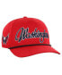 Фото #1 товара Men's Red Washington Capitals Overhand Logo Side Patch Hitch Adjustable Hat