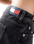 Фото #2 товара Tommy Jeans Sophie low waist micro mini skirt in black wash