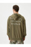 Фото #9 товара Худи Koton Oversize Kangaroo Pocket PrintedBack Hoodie