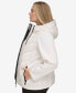 ფოტო #3 პროდუქტის Women's Plus Size Hooded Scuba Packable Puffer Coat