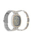 ფოტო #7 პროდუქტის Men's Crystal Bracelet Watch 46mm Gift Set