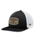 ფოტო #1 პროდუქტის Men's Black, White Vegas Golden Knights Foam Front Patch Trucker Snapback Hat