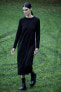 Фото #1 товара Длинное трикотажное платье ZARA